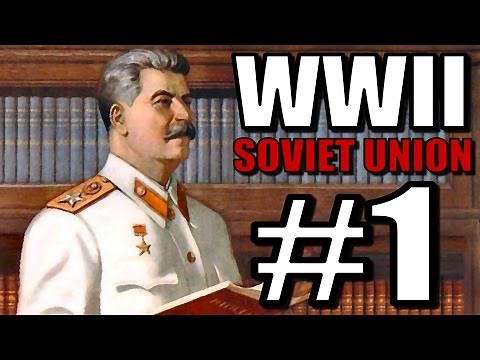 Let's Play Civilization 5: World War 2 Soviet Union - Part 1 [Red WW2 Mods Gameplay]