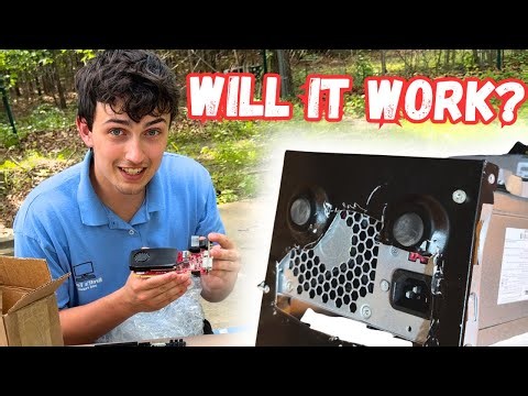Fitting an ATX Motherboard into a Micro ATX Case. (Scrap PC Build)