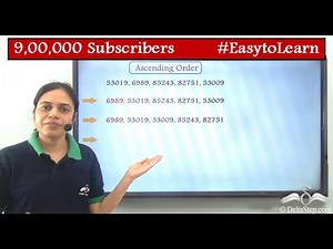 Arranging numbers in ascending and descending order | 5 digit | Class 3 | ICSE | CBSE