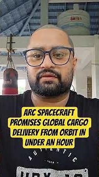 ARC SPACECRAFT PROMISES GLOBAL CARGO DELIVERY FROM ORBIT IN UNDER AN HOUR#SpaceTech #FutureLogistics