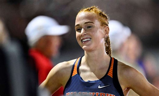Watch: Running phenom adds to her record-breaking streak at Stanford meet
