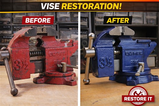 Restoring a vintage engineer’s swivel vice to like-new condition