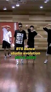 BTS Dance studio evolution😱 (2013-2025) #bts