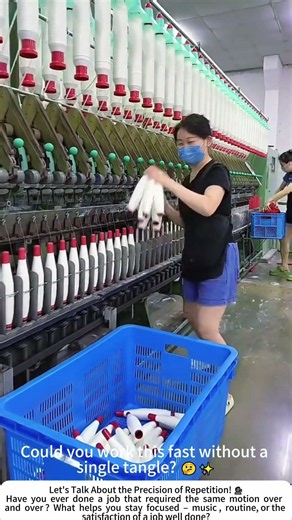 Yarn Changeover – The Rhythm of the Spinning Mill 🧵🏭