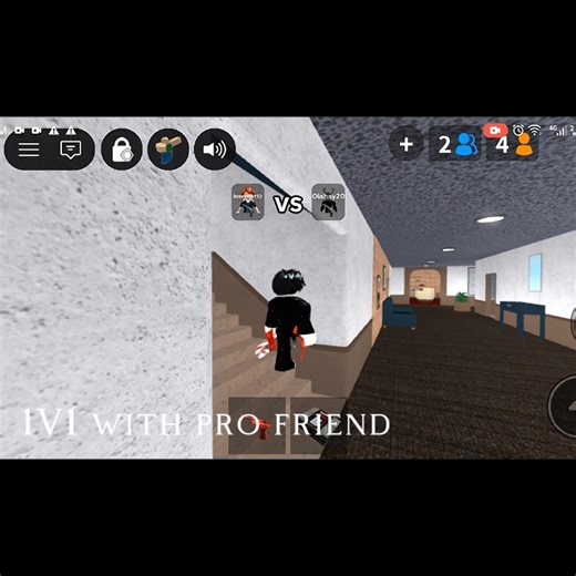 1v1 with Pro Friend(Mmv) #foryou #roblox #mm2