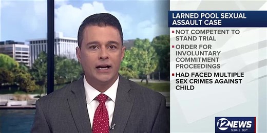 Larned pool sexual assault case, suspect not competent to stand trial