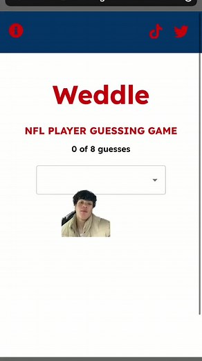 Weddle Game - NFL Wordle 8/3 | Wordle Poeltl