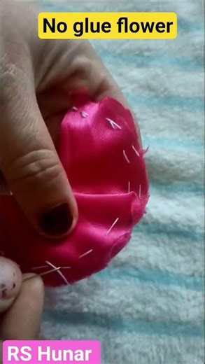 easy cloth flower 🌹🌹#diy #handmade