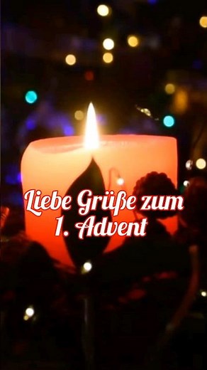 1. Advent Grüße WhatsApp zum kostenlosen Teilen