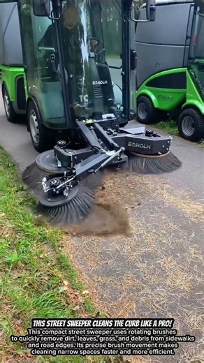 This Street Sweeper Cleans the Curb Like a Pro! #diyprojects #engineering