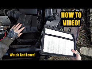 HOW TO CHANGE A AIR FILTER ON YOUR ML430 Mercedes-Benz ML320 ML350 ML500