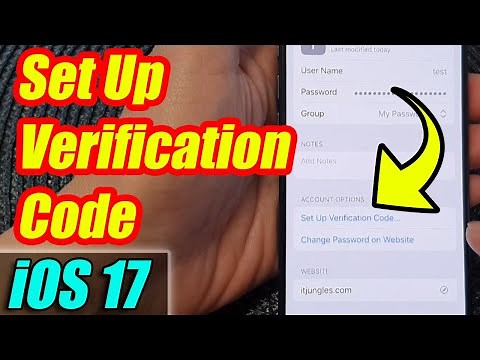 iPhone iOS 17: How to Set Up Verification Code For a Password