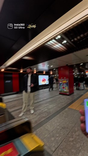 Exploring Tokyo's Train Station with Insta360 Go Ultra