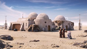 Return to Tatooine 3D Render, Digital Art by 3DPaz