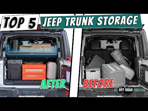 🔥 TOP 5 Jeep Trunk Storage | Best Options 2026