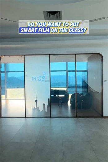 Installing Smart Film on Glass for Enhanced Privacy