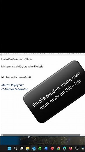 Outlook: Send email later (classic) – How to schedule sending correctly