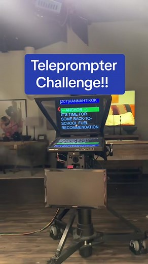 Teleprompter Challenge: Test Your Reading Skills