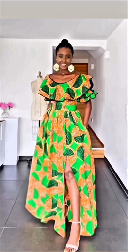 Afro Fashion Beautiful Outfits 💚🔥“ #africanfashion