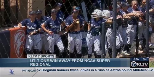 UT Lady Patriots softball team one win away from NCAA Division Two World Series