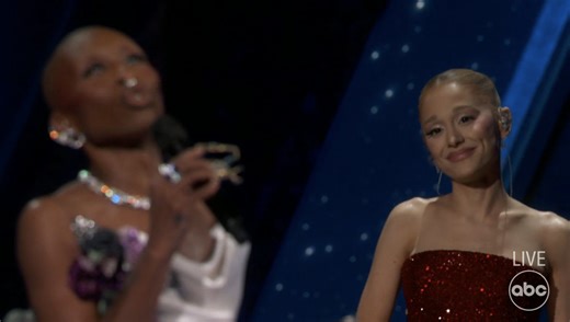 Ariana Grande and Cynthia Erivo perform "Defying Gravity" to open 2025 Oscars