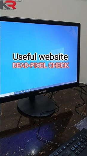 Is your screen perfect? Find out with this quick dead pixel check! ✅❌ #tech #screentest #shorts