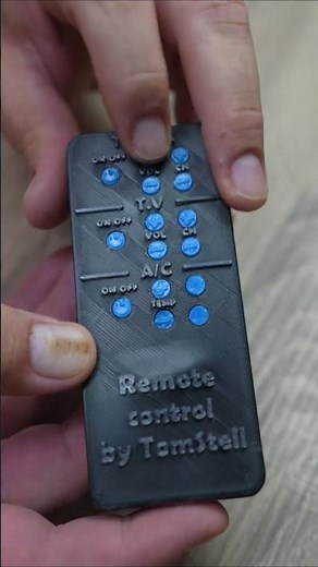 I make my own remote control #diy #remotecontrol #3dprinting