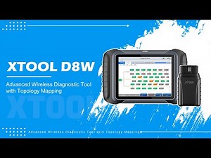 XTOOL D8W: Wireless Diagnostic Tool with Advanced Topology Mapping!