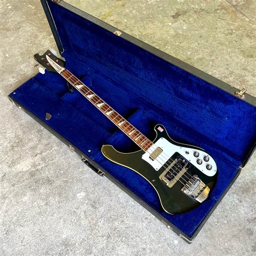 Rickenbacker 4001 Bass guitar 1978 Jetglo original vintage USA ric | Reverb Italia