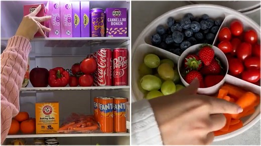 Restocking everything fresh and organized