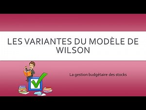 Le modèle de Wilson avec coût variable et avec pénurie