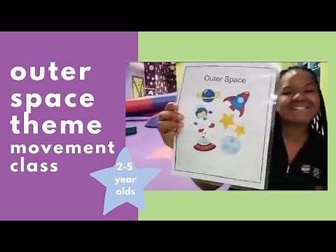 Outer Space Theme Movement Class for Toddlers & Preschoolers | Romp n' Roll at Home