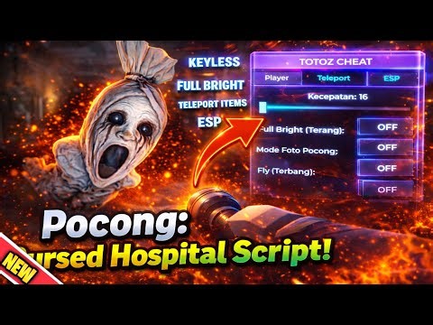 Pocong: Cursed Hospital [Beta] [Scary Horror] Script - Teleport Item, Full Bright, Esp Pocong & Item
