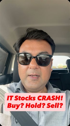 Raghav Kumar Garg | IT Stocks Crash | Opportunity or Trap ? #stockmarketindia #marketcrash #itstocks #investing #smartinvesting | TCS WIPRO HCL TECH INFOSYS... | Instagram