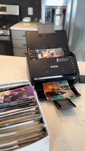 Digitize Old Photos with Epson FastFoto Scanner | Organizing Tips