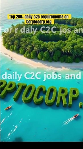 Top 200+ daily c2c requirements on Corptocorp.org apply now #unstoppable #h1bvisa #usa #usashorts