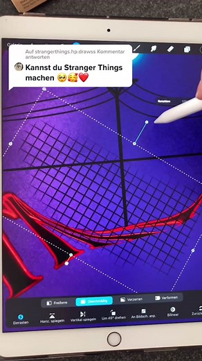 Drawing Stranger Things Fan Art Tutorial | Procreate