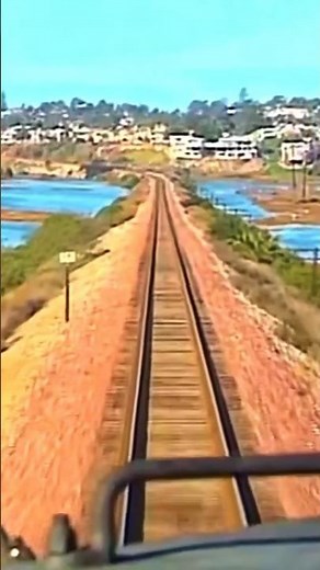 Take a Ride in This Amtrak Locomotive Cab Ride Along the Coast #train #locomotive #amtrak