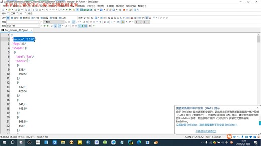 老鼠分割数据集labelme格式1000张1类别