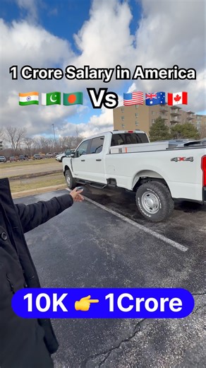 Socha Tha? 😳 America Mein 1 Crore Salary Ka Matlab Yeh Hai 🇺🇸 #shorts #indianinusa #desiinusa