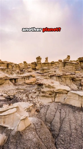 The Most Alien Place in New Mexico | Bisti Badlands #shorts
