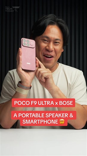 POCO F9 Ultra x Bose review: portable speaker phone with premium cherry color