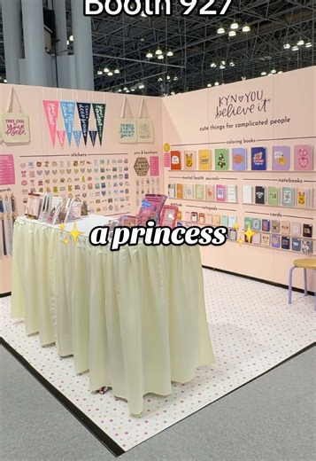 All set up for NY Now! Retailers come visit us in booth 927! 🫶🏻🥹 #tradeshow #smallbusiness #stationerystore #giftideas #marketvlog