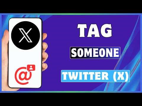 How To Tag Someone On Twitter X | Mention People On X Post