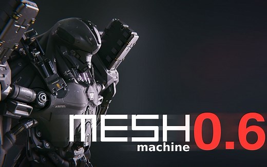 (转载）Blender硬表面建模插件MESHmachine 0.6 -官方教程（机翻字幕）