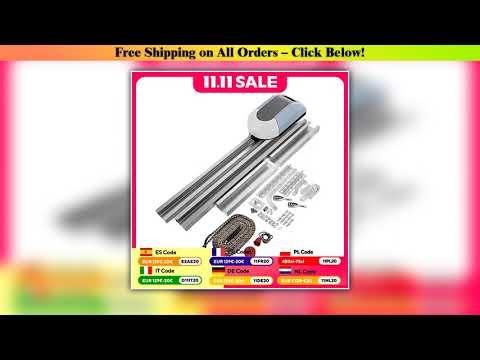 VEVOR Quiet Lift Chain Drive Garage Door Opener with Extremely Quiet AC Motor,with Remote