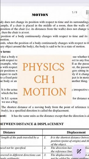 class 9th Physics Motion notes #class9maths #class9liveclass #class9newncert #education #class9