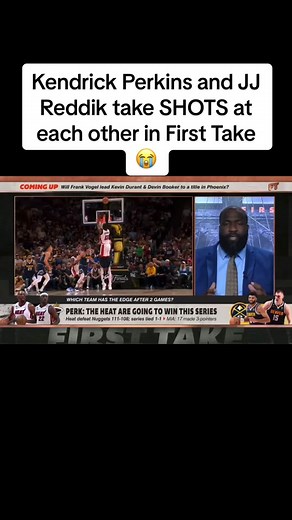First Take: Perkins & Reddick Clash Over Heat vs. Nuggets 🔥