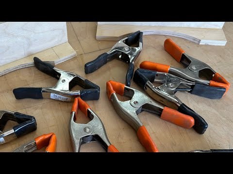 Spring Clamp Storage Rack Build