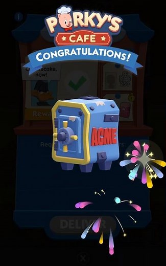 Monopoly GO 37th Porky's Cafe 🥗 | Daffy Duck Complete! Acme Vault Reward | Looney Tunes